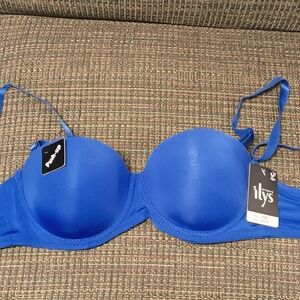 Royal Blue Push Up Bra